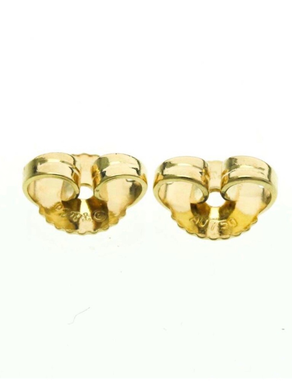 Tiffany & Co. 💯% Authentic 18K Gold Earring Backs (Pair) - Classic Secure Fit